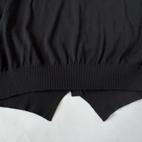 Annette Gortz Women XL Black Long Button Sweater Duster Lagenlook Artsy Cardigan - Picture 9 of 13